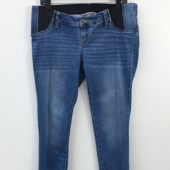 Isabel Maternity Light and Medium Wash Jeans Bundle of 2 Size 6/28 Regular - Picture 8 of 13